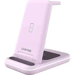 Зарядное устройство Canyon WS-304 3 в 1 QI Iced Pink (CNS-WCS304IP)