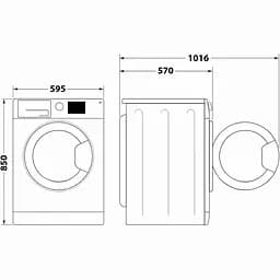 Пральна машина з сушкою Whirlpool FFWD 8649 BV UA з інверторним двигуном - мініатюра 5