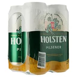 Уцінка. Набір пива Holsten Pilsener, світле, 4,7%, з/б, 1,92 л (4 шт. по 0,48 л)  - мініатюра 2