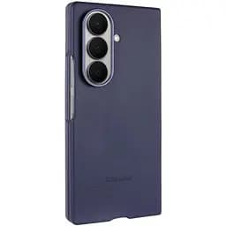 Чехол кожаный Epik Leather Case AAA для Samsung Galaxy Z Fold7 Navy
