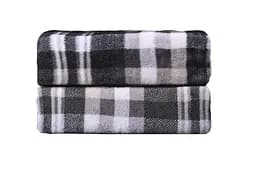 Плед Ardesto Flannel 200х220 см сіра клітинка (ART0102PB) - мініатюра 2