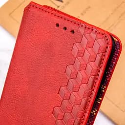 Чохол-книжка GETMAN Cubic Cover Case для Redmi 13C / Poco C65 Red [100963] - мініатюра 4