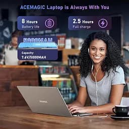 Ноутбук ACEMAGIC 16-inch, процесором Intel Alder Lake-N97, 16GB RAM 512GB SSD, Intel UHD графікою, Wi-Fi, BT5.0, Windows 11 Pro - мініатюра 7