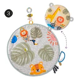 Розвиваючий музичний килимок Taf Toys Savannah 360°, з дугами (12785) - мініатюра 4