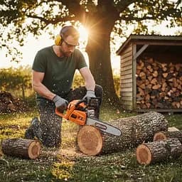 Бензопила CN45D 1,9кВт/2,6к.с. 16"/40см 0,325" - мініатюра 6
