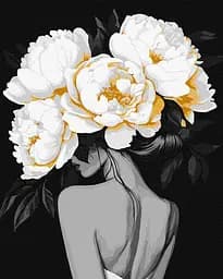 Набір для розпису по номерах Таємниці розквіту, 40x50 см