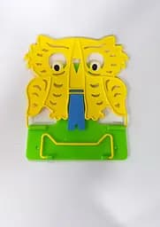 Підставка для книг №4 "Сова" 631569 Irbis пластикова, в пакеті (4820098991365) Жовто-зелений Вид 1