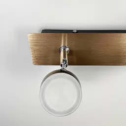Коричневе LED бра Line F із двома регулюючими точками світла 32х14 см Арт. 8358/2 BCoffee - мініатюра 5