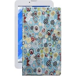 Чохол StatusCASE з екошкіри для планшету Pixus Play V4.0.7 3G Кола-кольорові