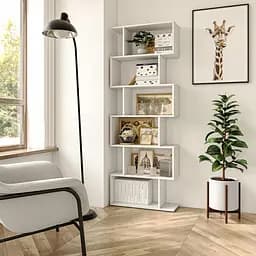 Стеллаж для книг Moreli GT-56 700x1920x238 мм Белая (mo-gt56-white)