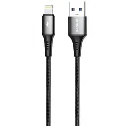 Кабель Proove WireX USB to Lightning 2.4A (1m) black