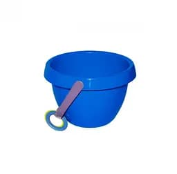 Детское игрушечное ведерко "Кувшинка" Colorplast 1081 Темно-синий
