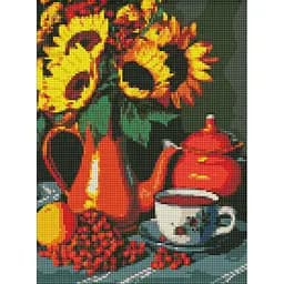 Алмазная мозаика Чаепитие летом ©art_selena_ua AMO7810, 30х40см