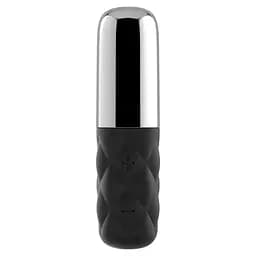 Потужний міні-вібратор Satisfyer Sparkling Darling Silver: 15 режимів, з ковпачком, дизайн помади
