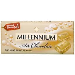 Шоколад Millennium Premium белый пористый 90 г (621434)