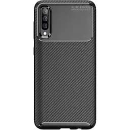 Чохол-накладка Toto TPU Carbon Fiber 1.5 mm Case Samsung Galaxy A70 Black - мініатюра 6