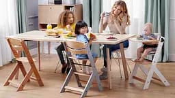 Стільчик для годування KiderKraft Enock Natural White - мініатюра 6