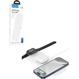 Беспроводное зарядное устройство Qi Hoco Step 3 в 1 CQ5 iWatch 22.5W