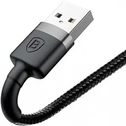 Кабель Baseus Cafule Cable USB to Lightning 1.5A 2m CALKLF-CG1 Black-Grey - мініатюра 3