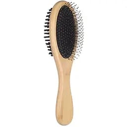 Щітка для собак Flamingo Bamboo 2 в 1 двостороння L 24.5х7 см