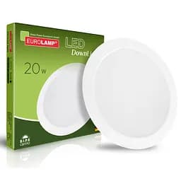 Світильник Eurolamp Downlight NEW 20W 1900lm 4000K (LED-DLR-20/4(new)) - мініатюра 2