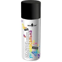 Эмаль алкидная универсальная New Ton 9005 Черный сатин полуматовая 400 мл