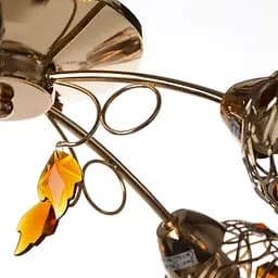 Люстра стельова Brille флористика E14 60W G (LK-159S/5) - мініатюра 4