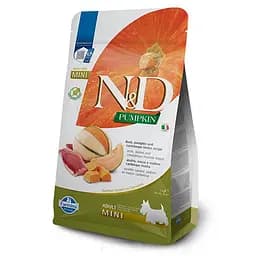 Сухий корм Farmina N&D Pumpkin Duck & Cantaloupe Adult Mini Беззерновий з качкою, гарбузом та мускатною динею