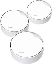 Mesh-система TP-Link Mesh Deco X50 PoE AX3000 3Pcs White 802.11ax (Deco-X50-PoE-3-pack)