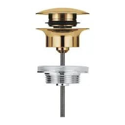 Донний клапан Grohe Click-Clack 65807GL0, Золотий - мініатюра 2
