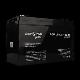 Акумулятор AGM LP 12V - 100 Ah Silver