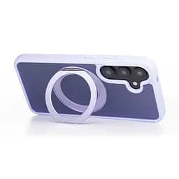 Противоударный чехол-панель для Samsung Galaxy S24 5G (SM-S921)/S25 5G, Unit Stand2, фиолетовый, силикон + поликарбонат, защита всего корпуса, с подставкой, поддержка магнитных держателей и беспроводной зарядки (MagSafe), ArmorStandart (ARM89561) - мініатюра 4