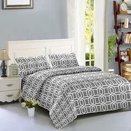 Комплект постельного белья Soho Geometria Grey Полуторный 150x200 см серый (WY23-293-1-2)