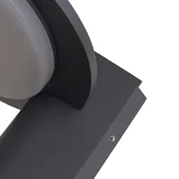 Світильник Brille настінний вуличний з датчиком руху IP54 PL-26/7W CW DGY MV - мініатюра 10