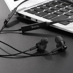 Бездротові навушники - стерео гарнітура Hoco ES18 Faery sound чорна - мініатюра 8