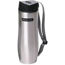 Термокружка Kamille из нержавеющей стали с ремешком 480 мл (KM-2056)