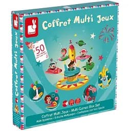 Набір настільних ігор 5 в 1 Janod 5 різноманітних захопливих ігор (J02742)