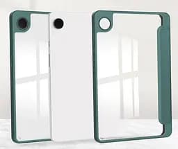 Чохол TPUCristal SlimTPU Spen holder Samsung Galaxy Tab A9 8.7 X110 X115 Темно-зелений - мініатюра 3
