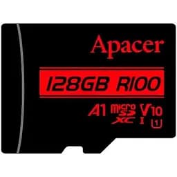 Карта памяти Apacer 128GB microSD class 10 UHS-I V10 A1 (AP128GMCSX10UB-RA)