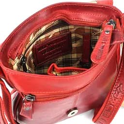 Чоловіча шкіряна сумка Hill&Burry 22х19х5 см sum0026487 - мініатюра 6