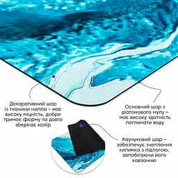 Вологопоглинаючий килимок 50x80CMx3MM (D) SW-00002540 - мініатюра 2