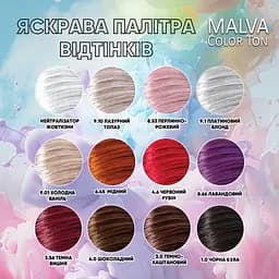 Тонуючий бальзам для волосся Malva Color Ton 9.01 Холодна ваніль 180 мл - мініатюра 7