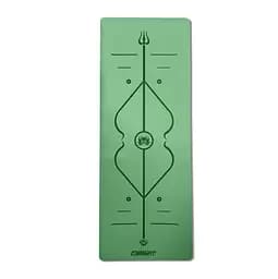 Коврик для йоги профессиональный EasyFit Pro каучук, 184 x 68 см, 5 мм зеленый (EF-1925-GN)