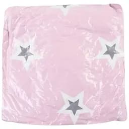 Подушка Homefort Дачная 50x50 см гипоаллергенная ткань розовая со звездочками