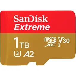 Карта пам'яті SanDisk 1TB microSD class 10 UHS-I U3 V30 Extreme (SDSQXAV-1T00-GN6MA) - мініатюра 2