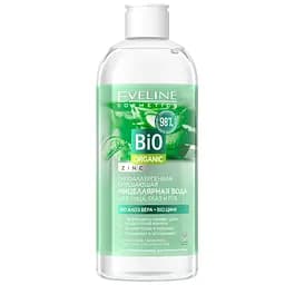 Гипоаллергенная очищающая мицеллярная вода Eveline Bio Organic, 400 мл (B400BOPM)