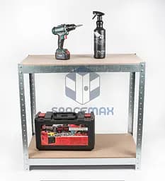 Стелаж металевий 60×40×30 оцинкований самозбірний SPACEMAX 2