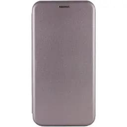 Кожаный чехол-книга Classy для Xiaomi Redmi 7 Серый