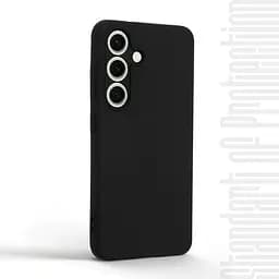 Чехол-накладка для смартфона Samsung Galaxy S25 5G, противоударный, силиконовый, термополиуретановый (ТПУ), с защитой камеры и корпуса, черный, защита всего корпуса, ArmorStandart (ARM81567) - мініатюра 2