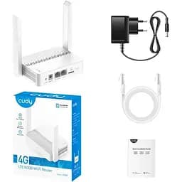 Маршрутизатор Cudy LT300, N300 Wi-Fi 4G LTE Cat4  Mini Router (LT300)